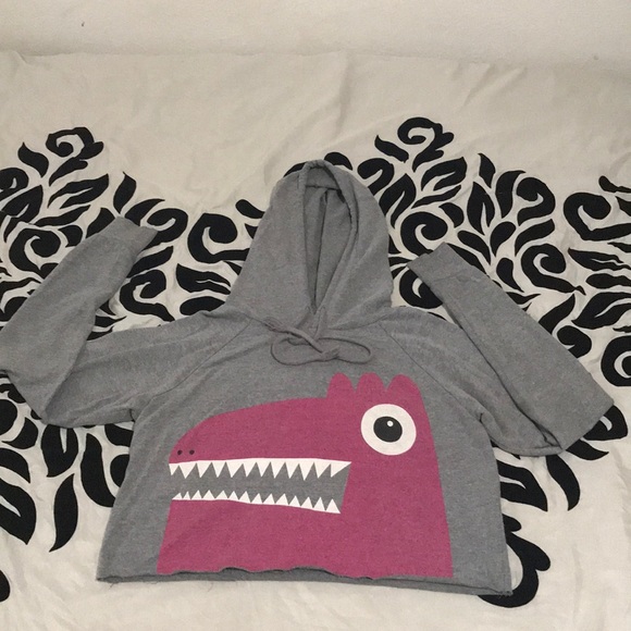 Forever 21 Other - Forever 21 cropped dinosaur sweatshirt